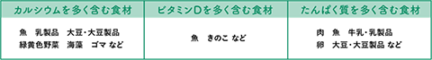 骨の構造と必要な栄養素